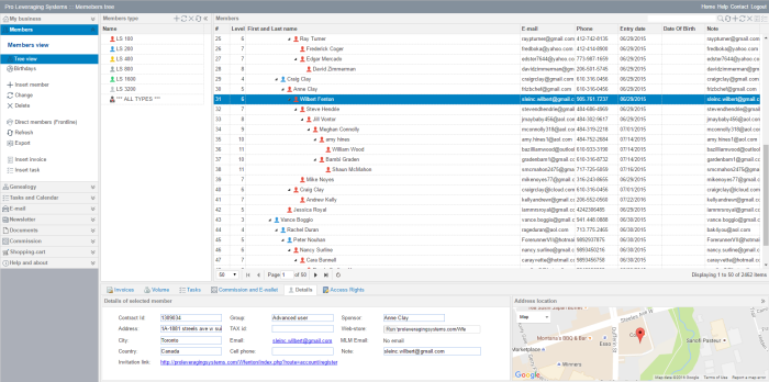 downline tracking